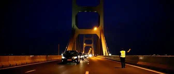 Ночные перебои на Крымском мосту: движение дважды замирало в конце июля