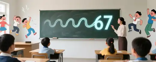 ОП считает бесперспективной борьбу с мемом «67» в школьных стенах