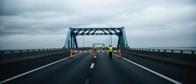 Движение через Крымский мост снова приостановлено: что известно на данный момент