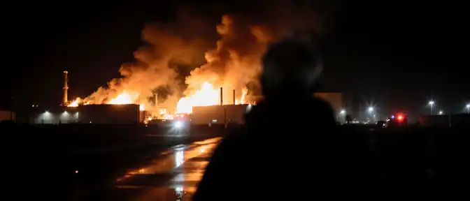 Ночной удар по Волгограду: атака беспилотников привела к пожарам на объектах ТЭК и повреждениям жилого фонда