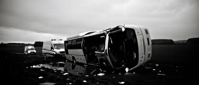 Трагедия в Баварии: при опрокидывании автобуса у города Бухлоэ погибли два человека